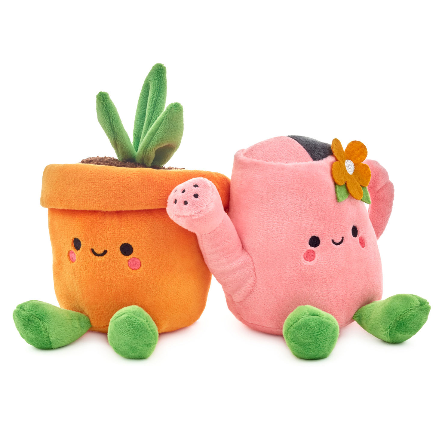 Better Together Watering Can and Plant Magnetic Plush Pair, 4.5", , large