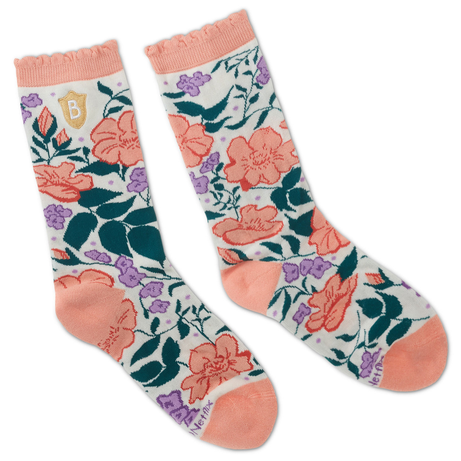 Bridgerton Colorful Floral Socks, , large