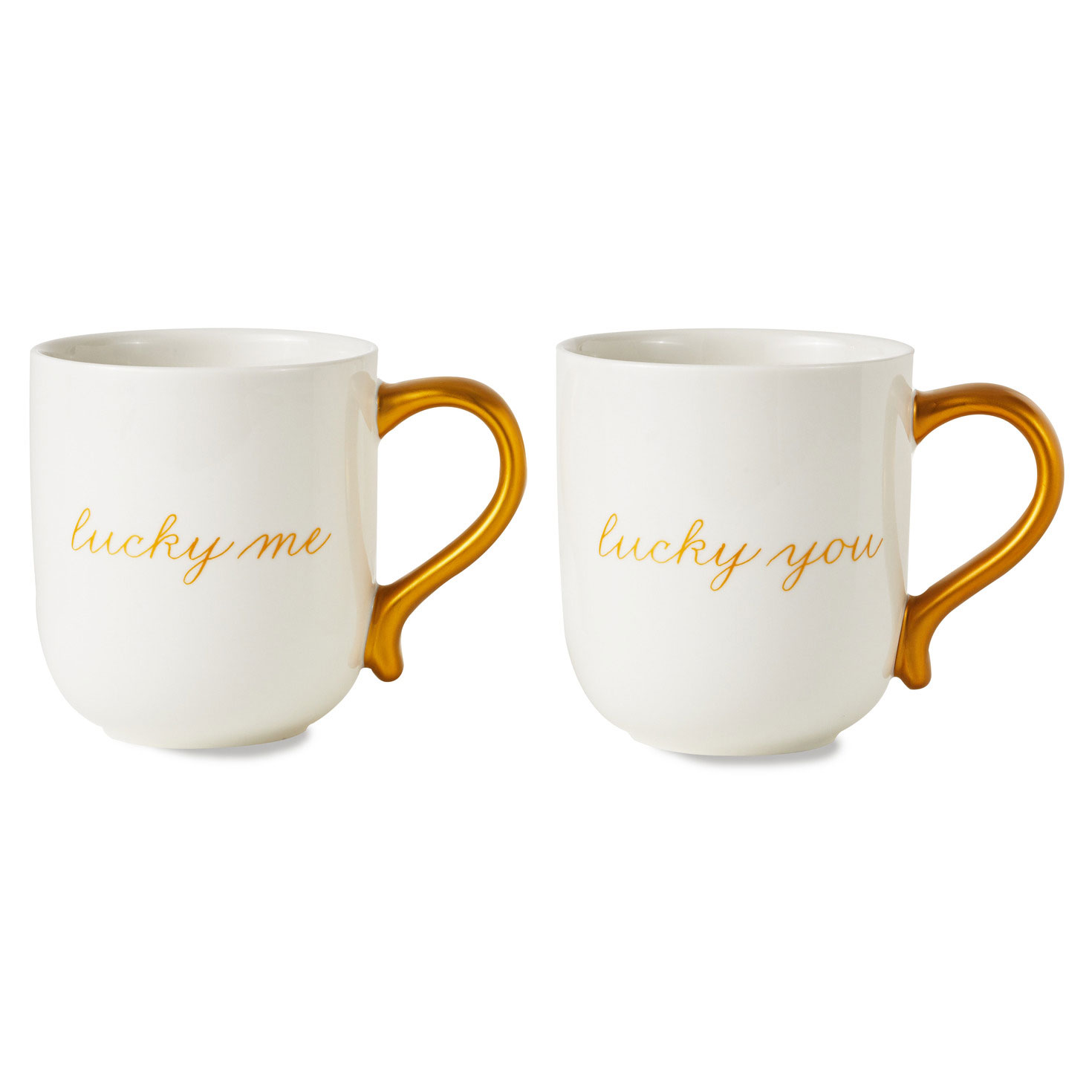 Lucky Me and Lucky You Mugs, Set of 2, , large